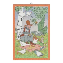 Serviette de cuisine Pettson & Findus, Pique-nique