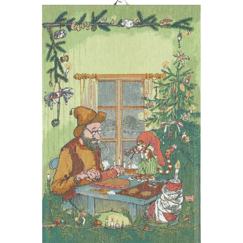 Serviette de cuisine Pettson & Findus, Décorations de Noël