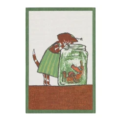 Serviette de cuisine Pettson & Findus multi 40x60 cm, Curieux