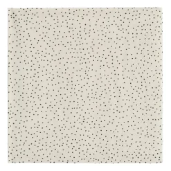 Serviette de table Grain 33x33 cm lot de 20, sable-noir