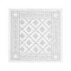 Serviette de table Åttebladrose 35x35 cm, Beige