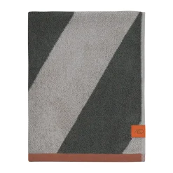 Serviette Diagonal, Dark olive, 70x133 cm