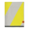 Serviette Diagonal, Jaune, 70x133 cm