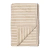 Serviette Drift 50x70 cm, Beige-blanc