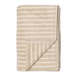 Serviette Drift 50x70 cm, Beige-blanc