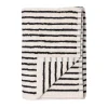 Serviette Drift 50x70 cm, Blanc-noir