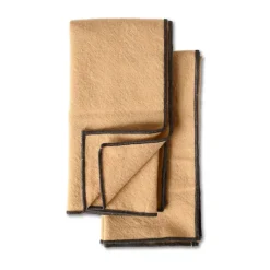 Serviette Edith 45x45 cm lot de 2, Beige