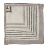 Serviette Ella 50x50 cm, Gris à carreaux