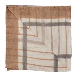 Serviette Ella 50x50 cm, Noisette