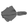 Serviette en lin Gracie, gris