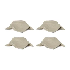 Serviette en lin Mandela 40x40 cm, Beige