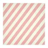 Serviette en papier Check & Stripes 25x25 cm 20 pièces, Beige