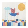 Serviette en papier Colorine, lot de 20, Naturel