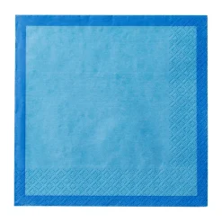 Serviette en papier Iittala, Électrique bleu, 33 x 33 cm, paquet de 20