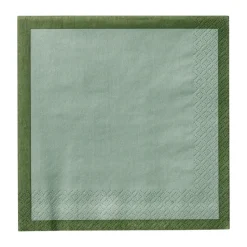 Serviette en papier Iittala, Vert forêt-vert menthe, 33 cm, 20 pièces