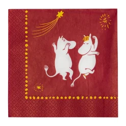 Serviette en papier Moomin Festive Moments 33x33 cm, Lot de 20