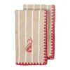 Serviette en tissu Bubba 45x45 cm lot de 2, Beige