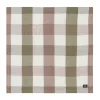 Serviette en tissu Checked Linen/Cotton 50x50 cm, Olive