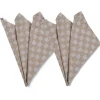 Serviette en tissu Checki Lot de 2, Bleu