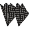 Serviette en tissu Checki Lot de 2, Bleu