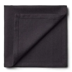 Serviette en tissu Humdakin 40x40 cm Lot de 2, Coal
