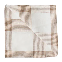 Serviette en tissu Odette, Brown, 45x45 cm