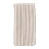 Serviette Ernst à rayures fines 40x40 cm, Beige-blanc