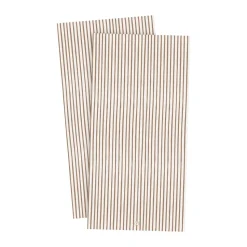 Serviette Ernst rayée 33x33 cm lot de 20, Kola-blanc