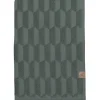 Serviette Geo 50x95 cm, Pine green