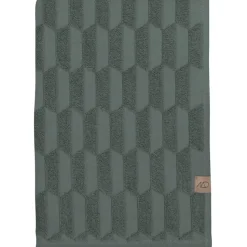 Serviette Geo 50x95 cm, Pine green