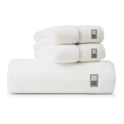 Serviette Lexington Hotel 70x130 cm, Blanc-beige