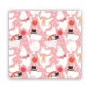 Serviette Moomin Celebration 33x33 cm, lot de 20, Blanc-rose