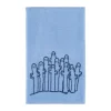 Serviette Mumin 30x50 cm, Hattifnattarna bleu