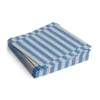 Serviette Pattern Lunch Stripe 33x33 cm Lot de 20, Grey-blue pillar