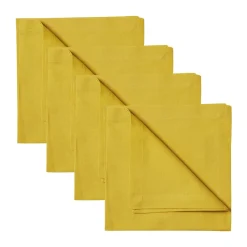 Serviette Robert Lot de 4, Moutarde