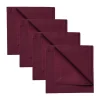 Serviette Robert Lot de 4, Bordeaux