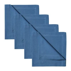 Serviette Robert Lot de 4, Bleu foncé