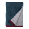 Serviette Soft 50x90 cm, Midnight blue-light grey