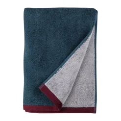 Serviette Soft 50x90 cm, Midnight blue-light grey