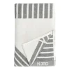 Serviette Stripes 70x140 cm , Gris