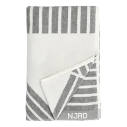 Serviette Stripes 70x140 cm , Gris