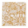 Serviette Sunflower 33x33 cm lot de 20, Golden