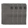 Serviette Sunshine lot de 4, Charcoal (gris foncé)