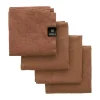 Serviette Sunshine lot de 4, Grounded, 45x45 cm