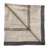 Serviette Thea 50x50 cm, Rayure Denim