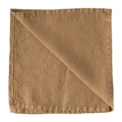 Serviette Washed linen, Noisette