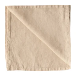 Serviette Washed linen, Sable