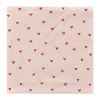 Serviettes Amor 33x33 cm 20 pièces, Soft pink-red