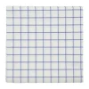 Serviettes Check 20x20 cm, Bleu