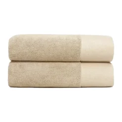 Serviettes de douche Juniper 70x140 cm lot de 2, Beach Sand